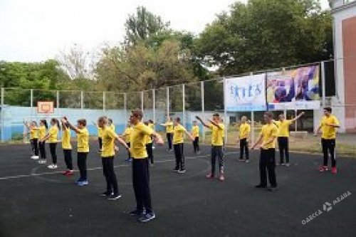 Одесские школьники со знаменитыми спортсменами приобщились к «Европейской неделе спорта» (фото, видео)