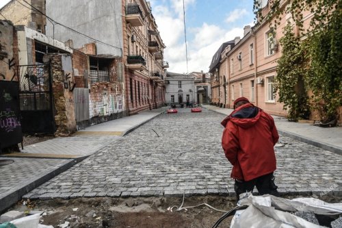 Работы в Воронцовском переулке могут закончить менее, чем через месяц (фоторепортаж)