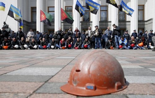Шахтеры собираются на протесты в Киев