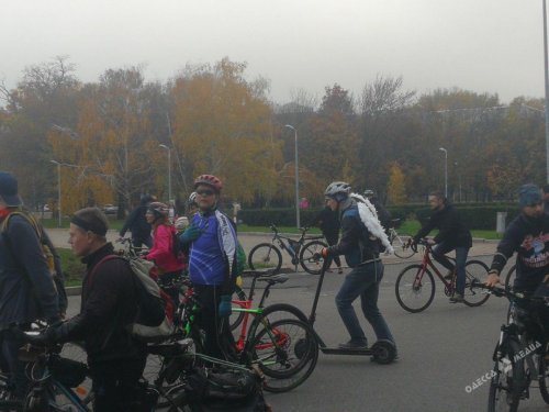 Велозабег «Окрыленный велосипедист» прошел сегодня по Одессе