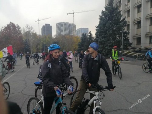 Велозабег «Окрыленный велосипедист» прошел сегодня по Одессе