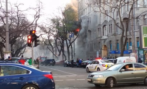 В Одесской ОГА заявляют о 14 пропавших на пожаре в одесском колледже
