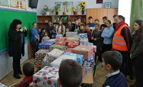 Воспитанников Болградской школы-интерната порадовали сюрпризами