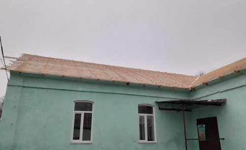 В старейшей школе Арциза ремонтируют крышу и завершён ремонт системы отопления (ФОТО)
