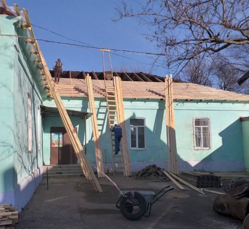В старейшей школе Арциза ремонтируют крышу и завершён ремонт системы отопления (ФОТО)