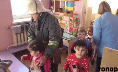 В Болграде спасатели пришли к дошкольникам