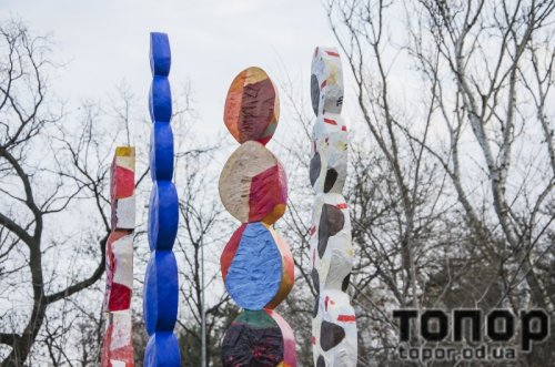 Центральный парк в Одессе пополнился новой скульптурой (ФОТО)