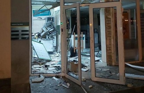В Харькове взорвали банкомат