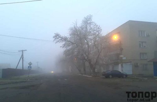 Туман превратил Болград в сказку (фото)