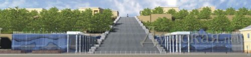 У основания Потемкинской лестницы построят торговый центр (фото)
