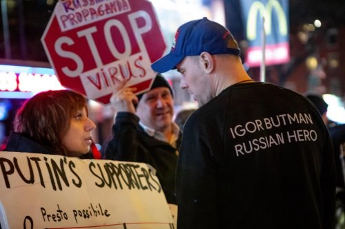 Одесситка рассказала, как в Нью-Йорке протестуют в поддержку Украины (фото)