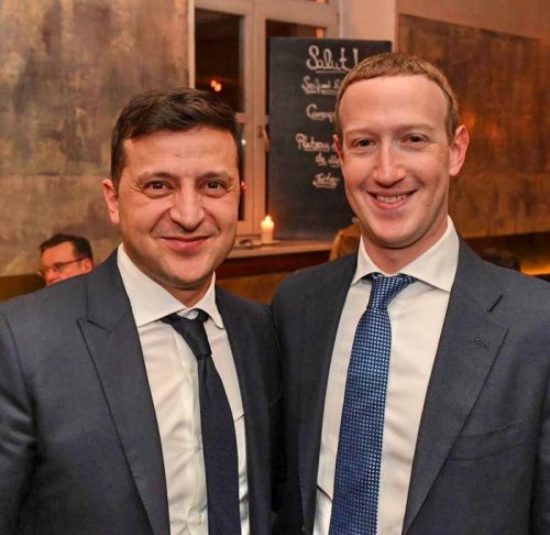 Зеленский встретился с создателем Facebook