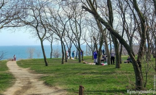 Одесситы встретили восьмое марта на пикниках у моря (фото)