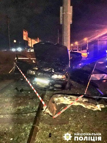 Возле «Совиньона» разбился BMW на евробляхах. Водитель и пассажир погибли