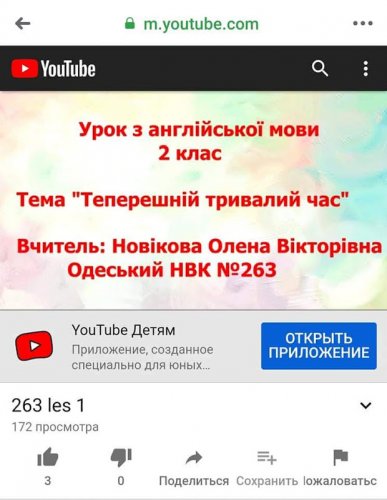В Одессе школьников призывают смотреть видеоуроки