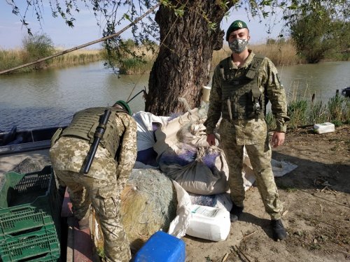 На канале Викета и озере Ялпуг обнаружили более 5 км браконьерских сетей и полсотни раколовок