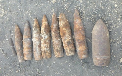 Житель Одесской области нашел в поле десять снарядов Второй мировой войны