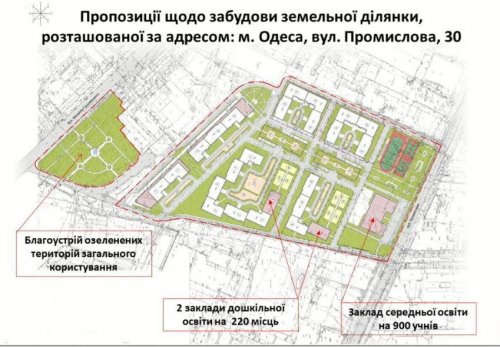 В Одессе построят новый микрорайон на 22 высотки