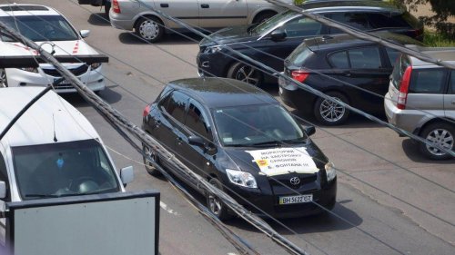 В Одессе состоялся автопробег против застройки морских склонов высотками