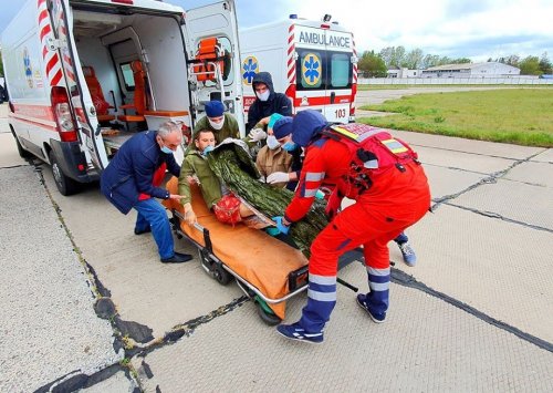 В Одессе приземлился борт с раненными украинскими военными