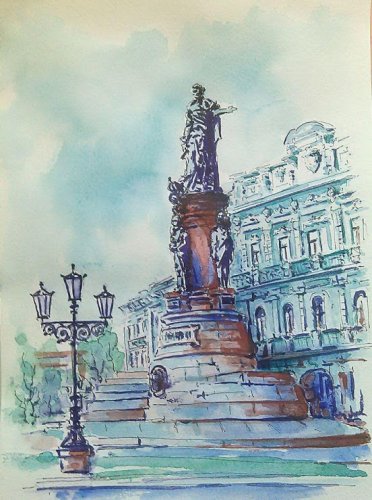 Художники со всего мира рисовали Одессу (фото)