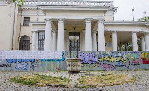 У Воронцовского дворца: заброшенность и расписанные заборы (ФОТО)