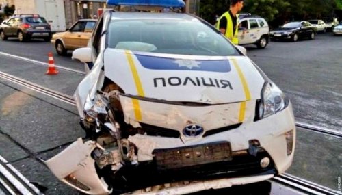 Одесские полицейские разбили еще один «Приус»