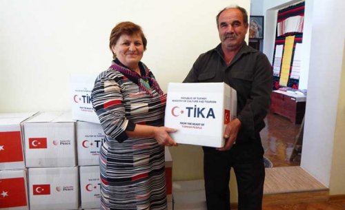 Жители села на юге Одесской области получили гуманитарную помощь из Турции