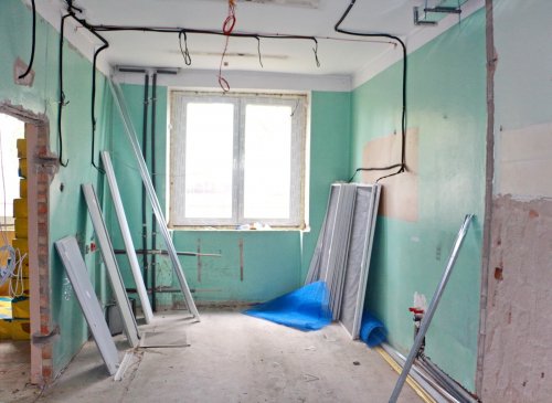 В Одессе ремонтируют детскую поликлинику (фото)