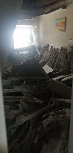 В доме на Манежной рухнул потолок квартиры