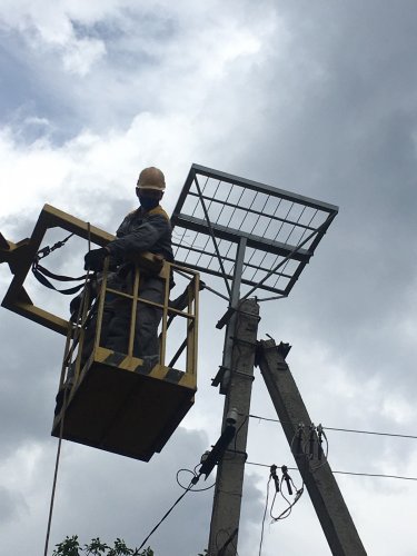 В Одесской области строят защиту от тока для гнезд аистов