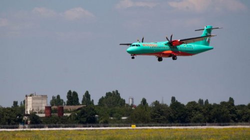 В Одесском аэропорту приземлился новый турбовинтовой самолёт авиакомпании WINDROSE