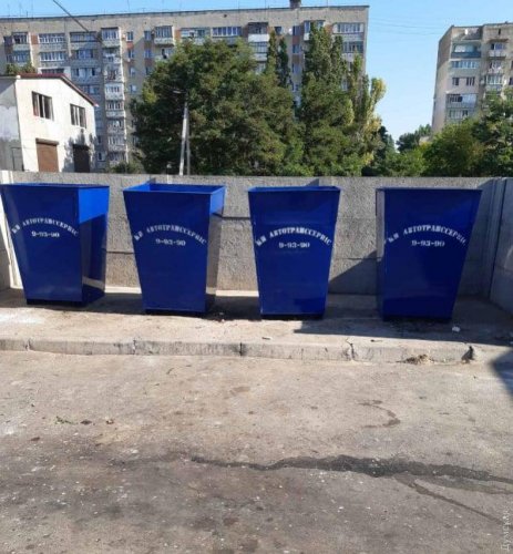 Город в Одесской области отказывается от покупных контейнеров для мусора и будет делать их сам