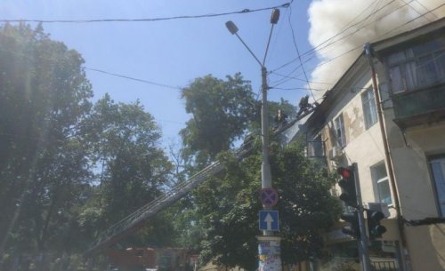 В центре Одессы ликвидирован пожар в в жилом доме