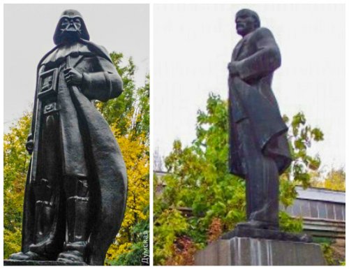 В Одесской области памятник Ленину переделали в болгарского колониста