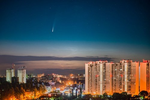 Над Одессой сфотографировали комету