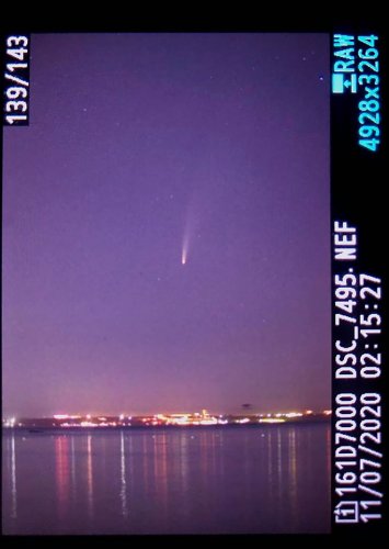 Над Одессой сфотографировали комету