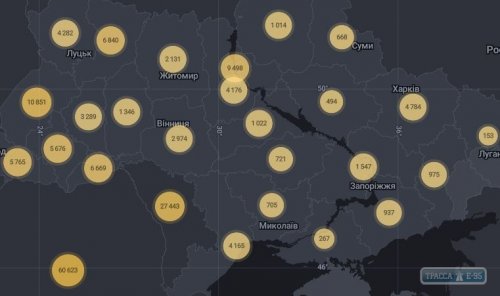 За сутки в Украине выявлены 1199 случаев коронавируса, 96 — в Одесской области