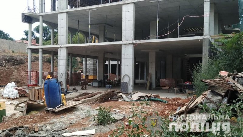 Полиция остановила строительство ЖК Felicita в курортном районе Одессы