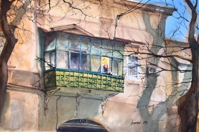 Одесский художник создал живописное признание любви к Одессе (фото)
