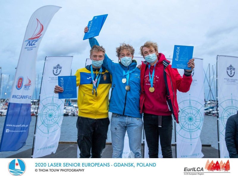 Парусный спорт: 17-летний воспитанник Одесской ДЮСШ привёз с Чемпионата Европы две медали (фото)