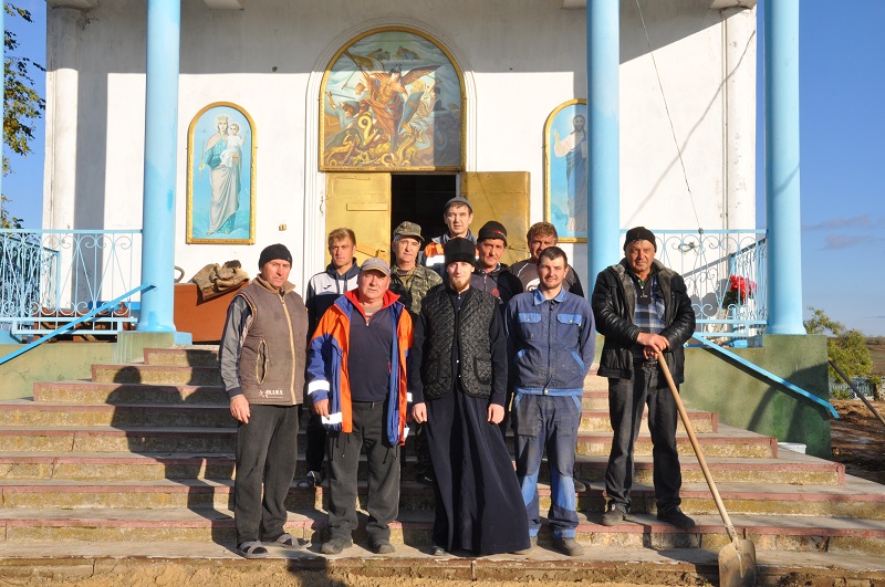 Арцизский район: церковь в Вознесенке Первой ремонтируют всем селом (ФОТО)