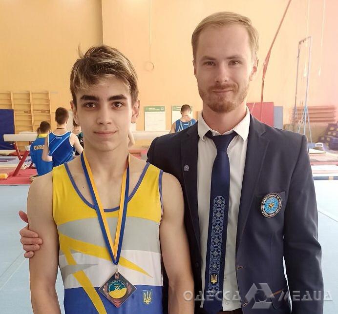 Воспитанник Одесской ДЮСШ взял «бронзу» на чемпионате Украины по спортивной гимнастике