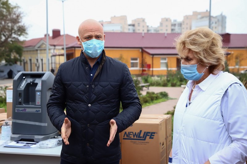 Геннадий Труханов: «Одесса получила очередную поставку кислородных концентраторов» (фото)
