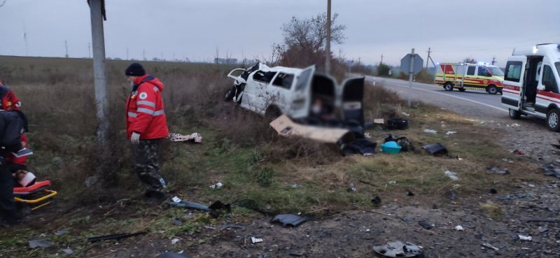 На трассе Одессе-Рени произошла разрушительная авария