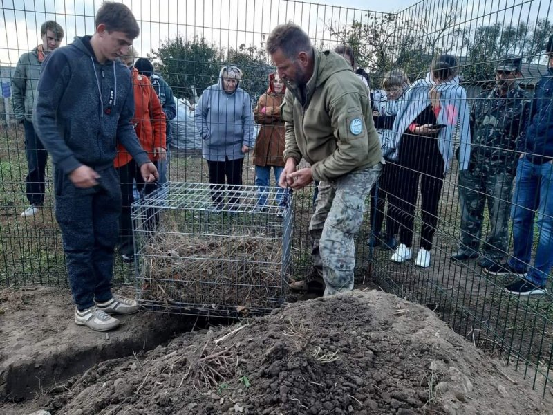 Спасенная барсучиха совершила побег в нацпарке Одесской области