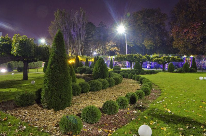 Одесский парк Горького – ночью еще красивее (фото)