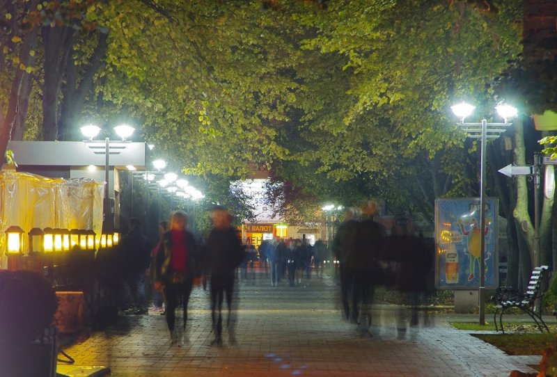 Одесский парк Горького – ночью еще красивее (фото)