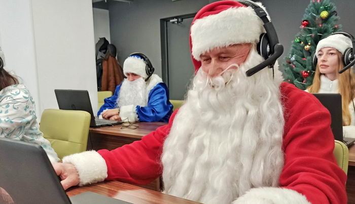В Одессе можно позвонить Деду Морозу и Снегурочке