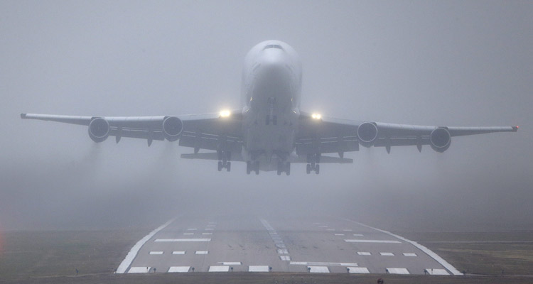 В одесском аэропорту из-за тумана не смогли сесть три рейса